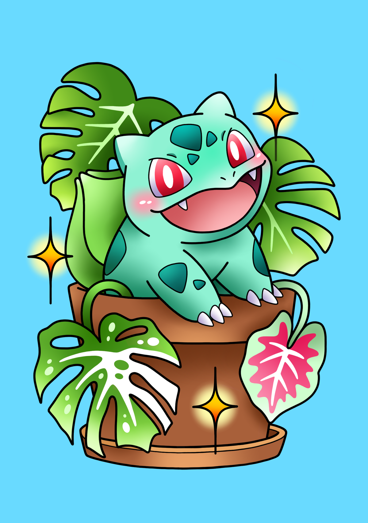 Bulbasaur Print A5