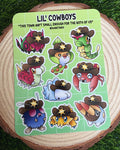 Cowboy Bugs Sticker Sheet