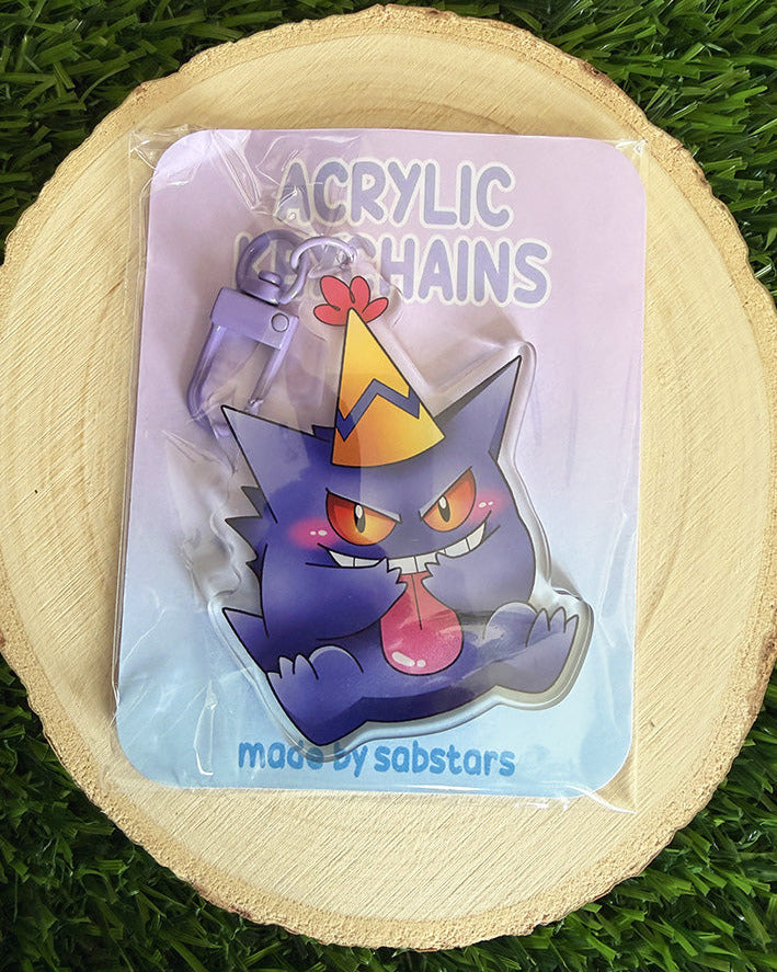 Party Gengar Keychain