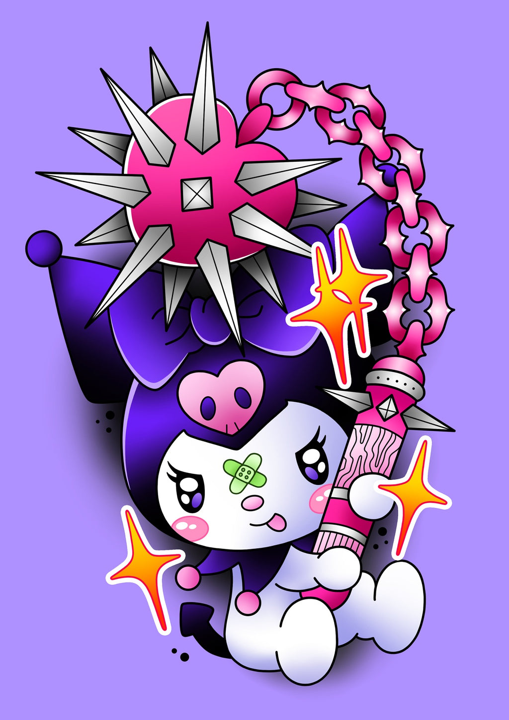 Kuromi A4 Print