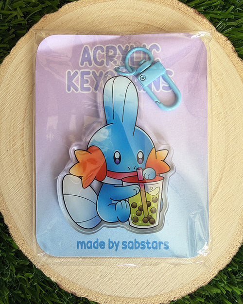 Boba Mudkip Keychain