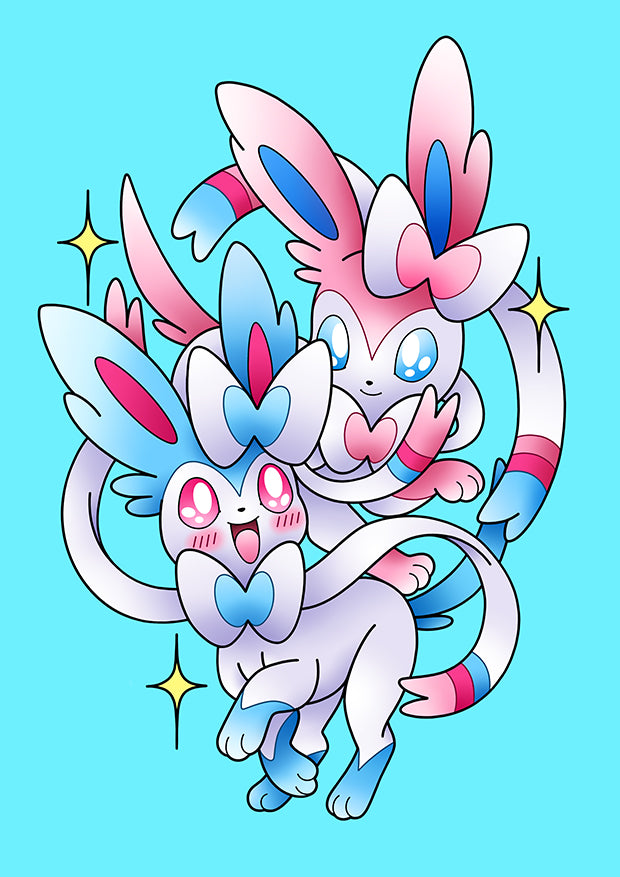Sylveon A4 Print