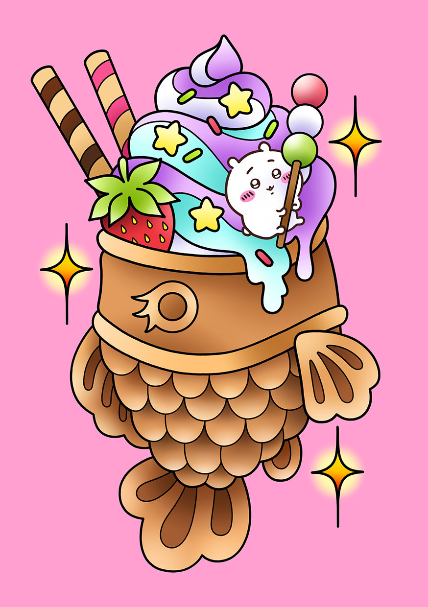 Kawaii Taiyaki A5 Print