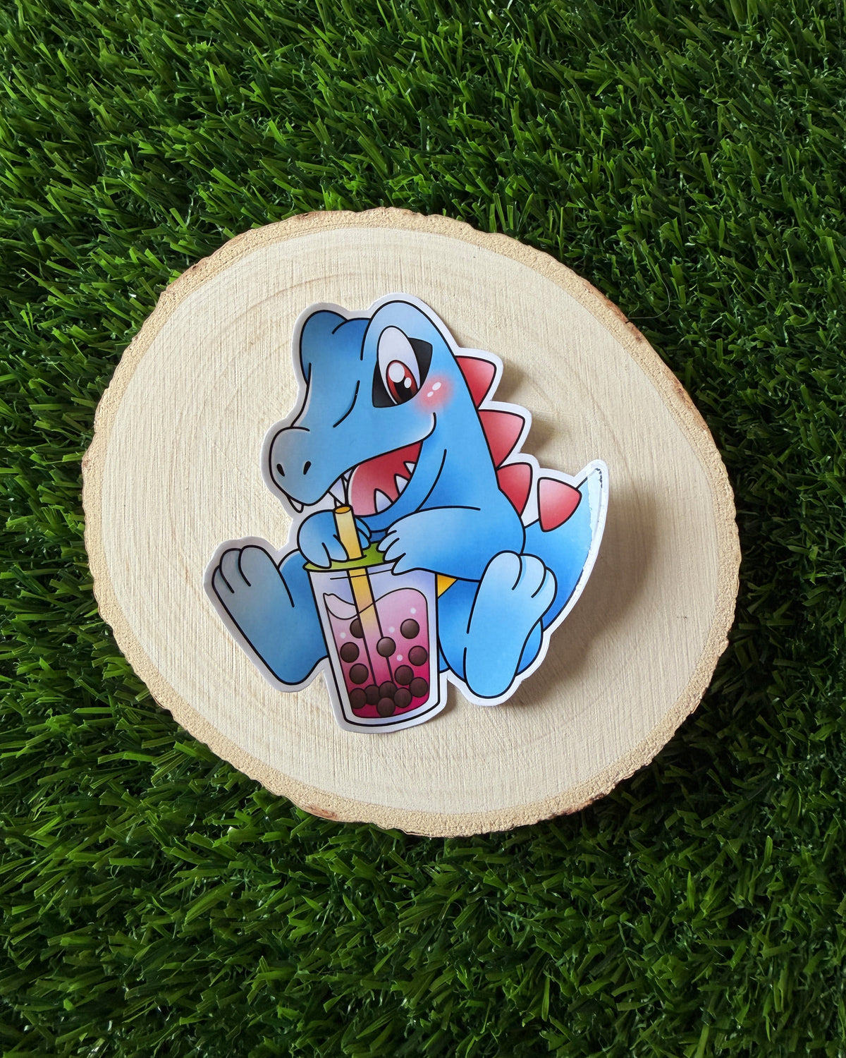 Boba Totodile Sticker